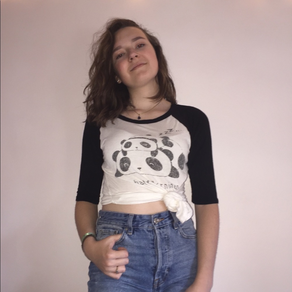 “I Hate Mornings” Baseball Tee